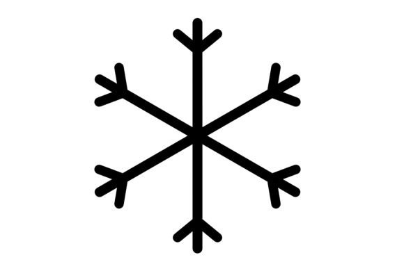 Cold Snowflake Clipart: A Versatile Design Element for Creative Projects