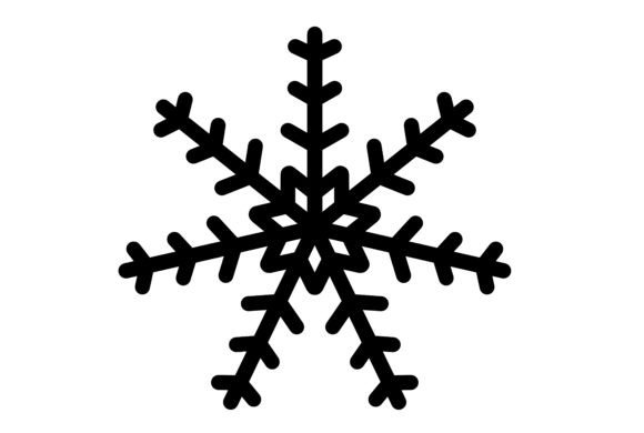 Frost Snow Flake Art: A Versatile Graphic for Creative Projects