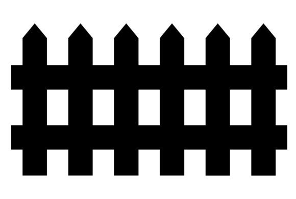 Gardening Protection Silhouette: A Versatile Design for Fencing and Creative Projects