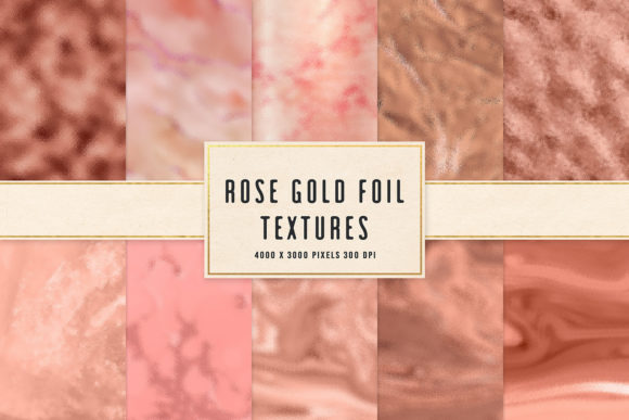 Rose Gold Foil Texture for Creative Projects