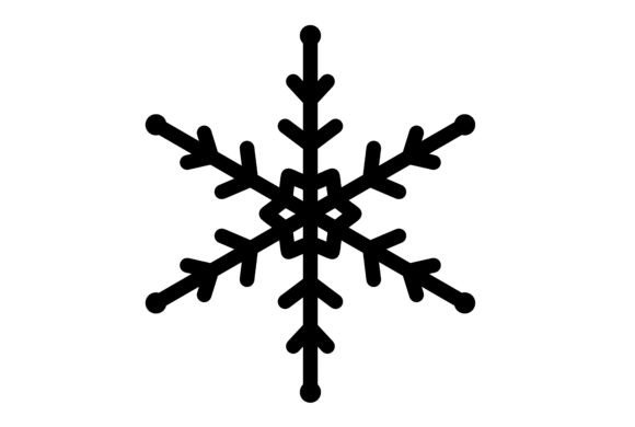 Snowflake Graphic Design for Creative Projects and Practical Uses