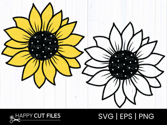 Sunflower SVG Clipart Png