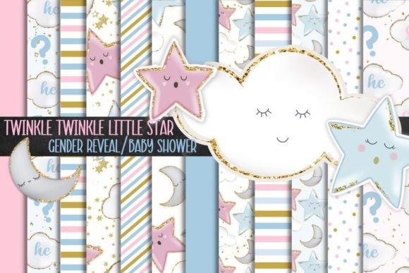 Twinkle Twinkle Little Star Digital Papers: A Versatile Tool for Creativity and Design